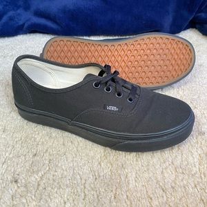 Vans Authentic All Black Womens 7.5